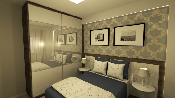 Quarto casal Ed Moradas das Rosas