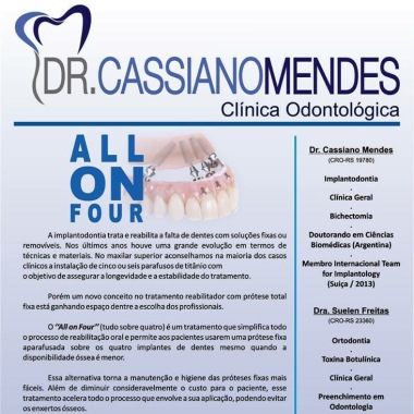 Clínica Odontológica Dr. Cassiano Mendes