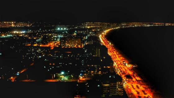 Fotografia nocturna tomada por nuestro drones