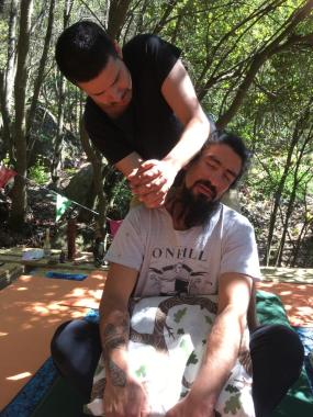 Masaje Thai en naturaleza