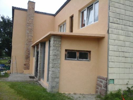 crépis façade couleur