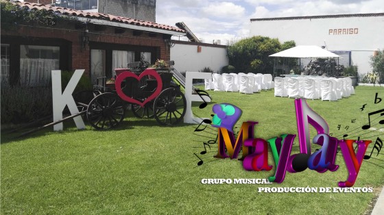 letras gigantes Grupo Mayday