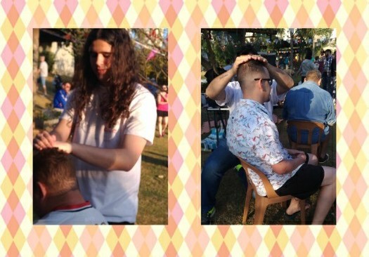 Aplicação de Reiki em Evento