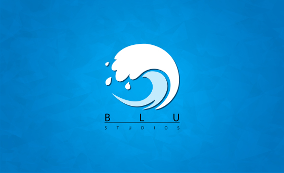 Logo da Blu Studios que desenvolvi juntamente com sua Identidade visual.