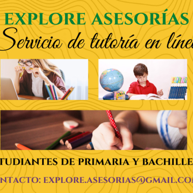 Explore Asesorías. Tutoría En Línea Para Estudiantes De Primaria Y Bachillerato