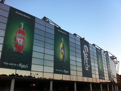 Outdoor banner til Brøndby Stadion