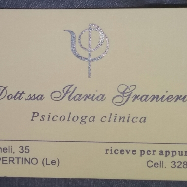 Dott.Ssa Ilaria Granieri