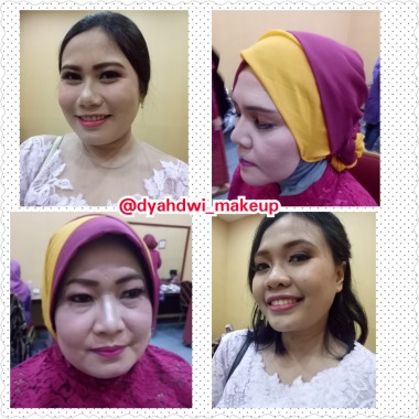 Flawless makeup for brides family
