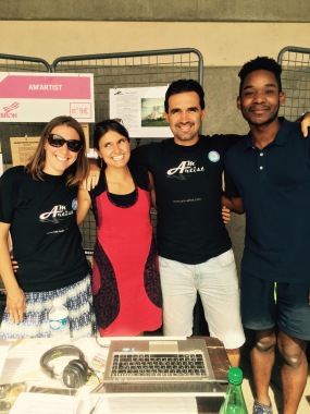 Rencontre de nouveaux artistes au forum des associations de Bron