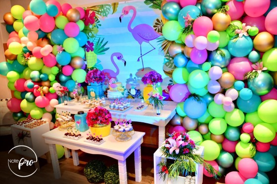 Fiesta motivo Flamingo