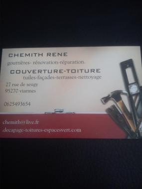 carte de visite de chemith rene