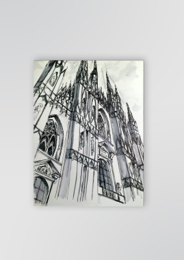 Urban sketch - Duomo di Milano