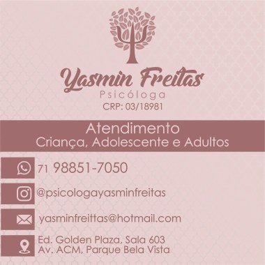 Psicóloga Yasmin Freitas