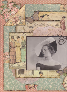 Scrapbooking vintage photos 