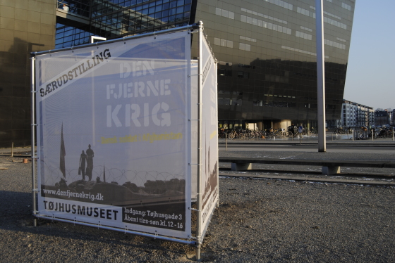 Trekant system outdoor banner til Tøjhusmuseet