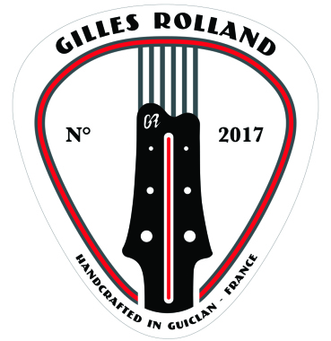 Réalisation d'une étiquette pour un luthier, à poser dans les corps de guitare