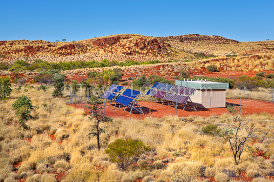 A remote area communications installation in the WA's Pilbara.