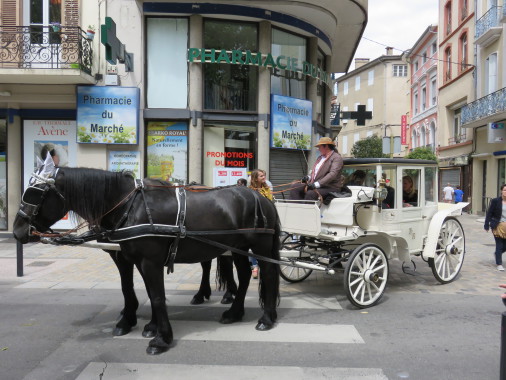 Le carosse blanc "de cendrillon" est parfait pour un mariage inoubliable