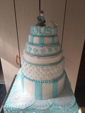 weeding cake fruits rouge