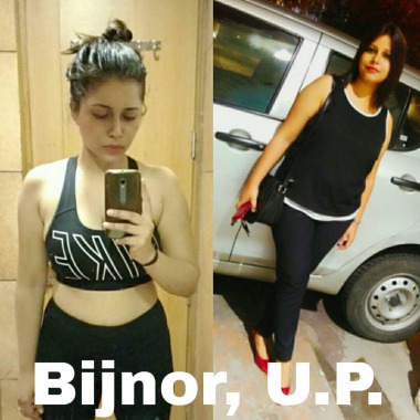 Rashmi Singh- A transformation of 3 months which made her not just body fit but also more confident. A proud student.