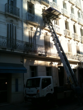 Utilisation de monte meuble