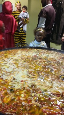 paella 135 personnes