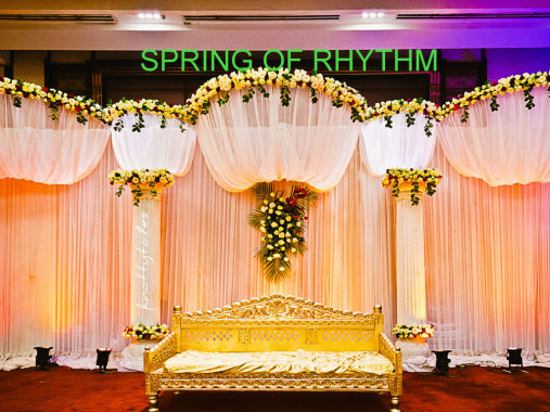 Wedding stage decoration