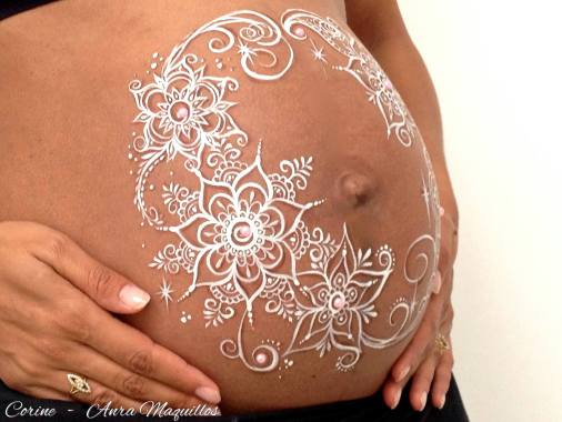 belly painting deauville