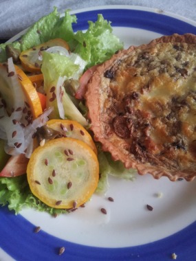 Quiché con ensalada 