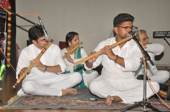 Flute Performance by the Studetns