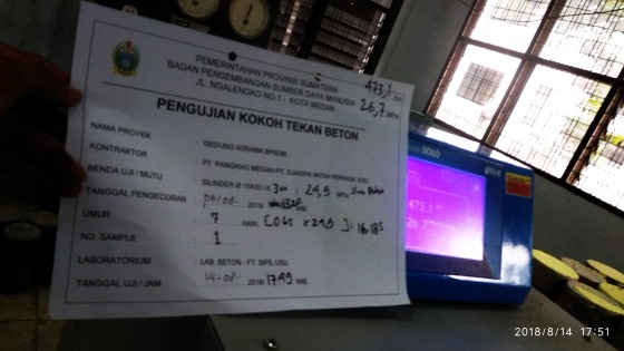 Pengujian Beton.