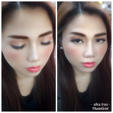 Natural glam look