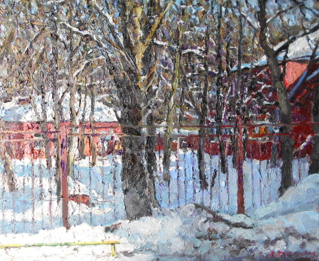"Вавиловка" 2017, х/м, 50 на 60 см
