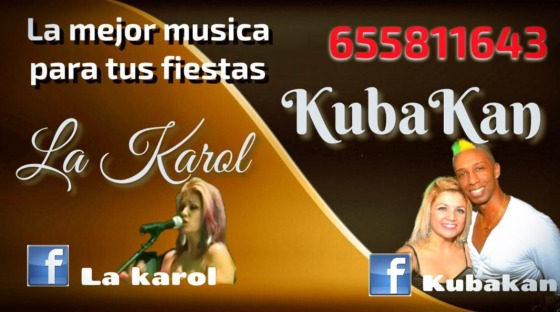La karol y kubakan con la musica de ahora y siempre desde Canarias y Cuba
