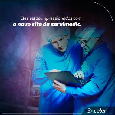 Você se lembra de quando, no dia 8 de fevereiro falamos sobre a operação que estávamos realizando para o site Servimedic Technology - Distribuidora de Produtos Médicos Hospitalares? Pois bem, antes mesmo do carnaval começar, já finalizamos a cirurgia e colocamos o site no ar. Agora você poderá contemplar o resultado, que ficou notável. Agora é hora de colher os frutos deste magnífico projeto em prol de uma parceria de sucesso que durará por muito tempo, sem dúvida alguma!
acesse: http://www.servimedic.com.br/