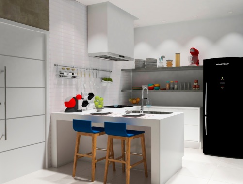 3D Cozinha Loft HR