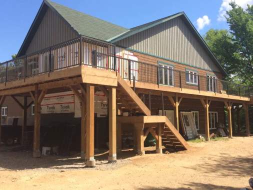 Large deck in progress, this is only half!!!