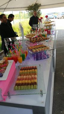 buffet de bienvenue:
fours sucrées, salés
vérines tiramisu, vérines salés