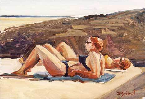 Peinture à l'huile sur bois