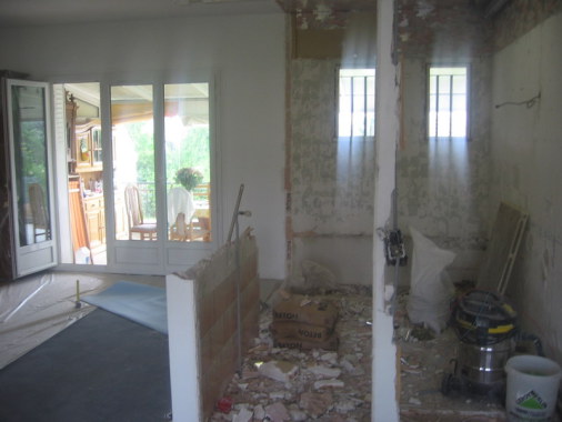 salle de bain,. avant .