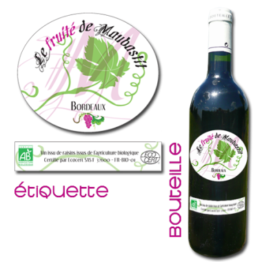 Étiquette de vin