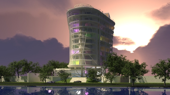 edificio zona hotelera cancun 
