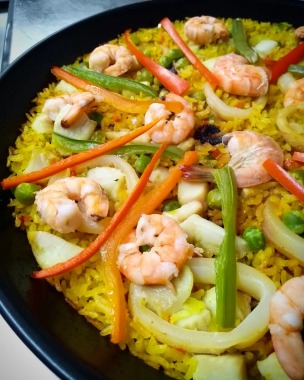 Arroz a la marinera.