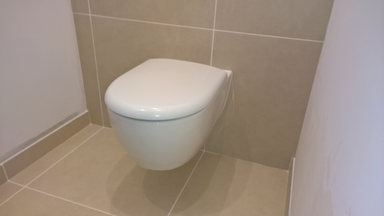 Réalisation de wc suspendu