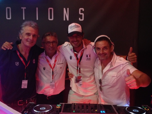 DJ CONCEPT EVENEMENTS avec Vincent Cerutti (TF1) @ Espace Honda @ 24 Heures du Mans 2015 !
DJ CONCEPT EVENEMENTS
Sonorisation - Eclairage - Vidéoprojection
DJ, animation, événement, mariage, wedding, vin d'honneur, cocktail, réception, anniversaire, soirée dansante, cérémonie, séminaire, club, convention, congrès, soirée comité d’entreprise (CE), inauguration, soirée de gala, défilé de mode, garden party, after show, enterrement de vie de jeune fille ou de garçon, événement sportif, soirée étudiante, artistes, chanteur, musicien, saxophoniste, trompettiste, pianiste, guitariste, animateurs TV &  radios, people, VIP, performers, gogo, déco lumière, vidéoprojection, Sarthe 72, Maine et Loire 49, Indre et Loire 37, Orne 61, Mayenne 53, Paris 75, Ibiza…
Visitez notre site et demandez un devis gratuit : www.djconceptevenements.com