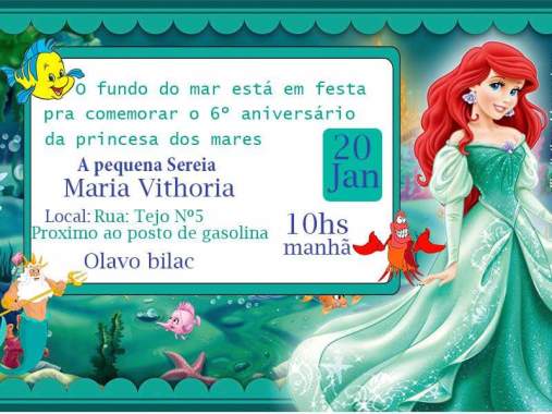 convite aniversario