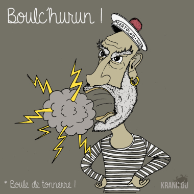 Extrait d'une série d'illustrations ayant pour thème les expressions bretonnes