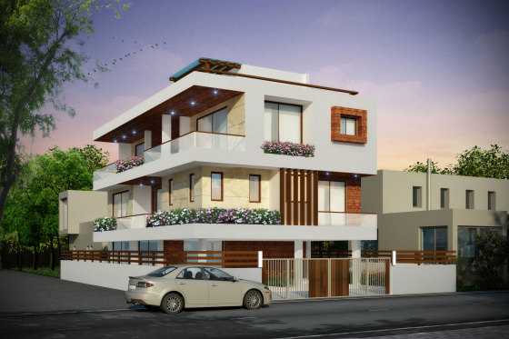 plot size- 2670 sq.ft., built up- around 4000 sq.ft. at Hadapsar