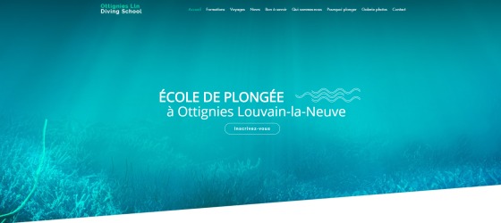 Réalisation - Club de plongée à Ottignies