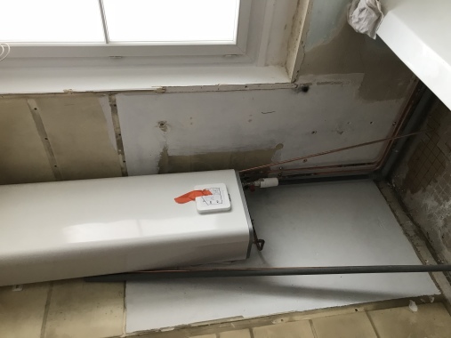 Chauffe eau extra plat